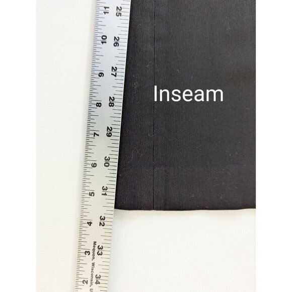 Kenneth Cole Kayla Wide Leg Dress Pant Flat Front Black Size 8 - Picture 8 of 10